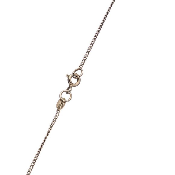 Chanel Silver-Tone CC Bicolor Acrylic Long Necklace (Authentic Pre-Owned) - Picture 3 of 3